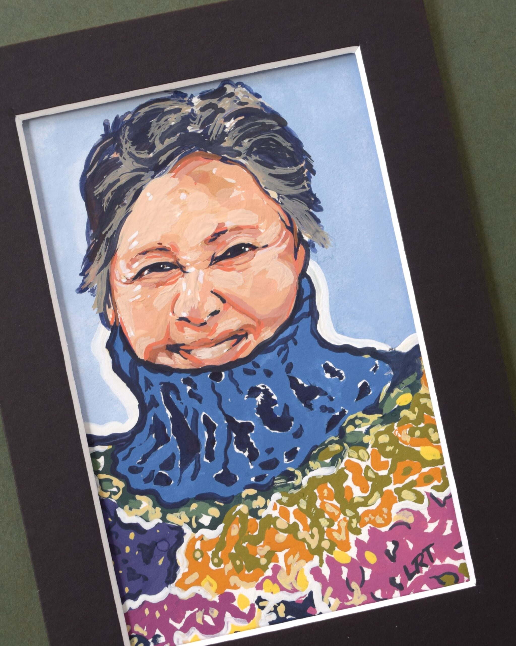 Helen-solo-portrait-july-brooke-broussard-gouache-2026-environmental-portrait