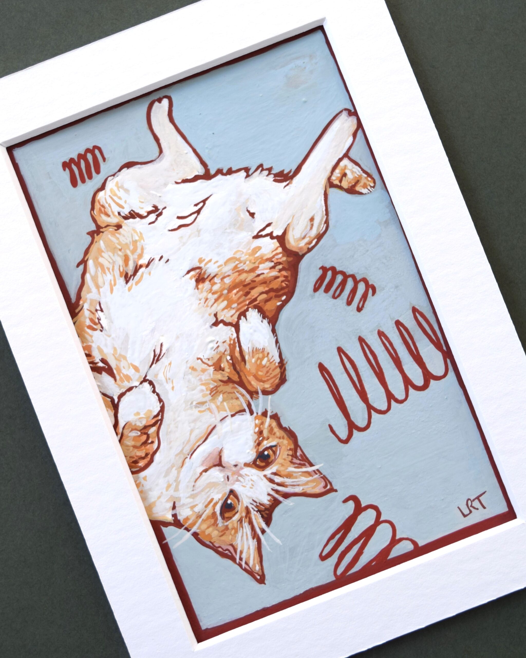 lexrthomas-goose-gouache-paiting-cat-pet-memorial-portrait-july-2026-environmental-portrait