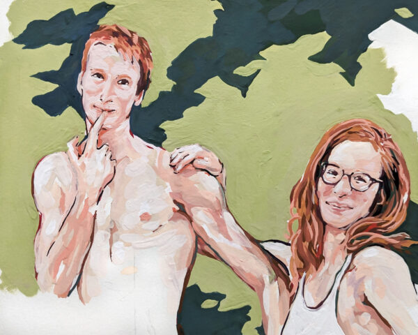 couples gouache commission ellesmira heath 1