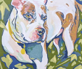 LRT Studio lexrthomas goauache pet portrait dog memorial breezy hannah sims