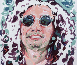 LRT Studio lexrthomas gouache portraitjuly alex