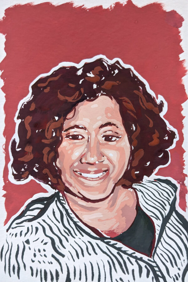 lexrthomas gouache portraitjuly julia