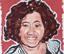 LRT Studio lexrthomas gouache portraitjuly julia